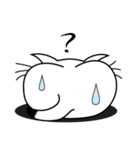 ねことんとん 白猫の気持ち01（個別スタンプ：33）