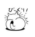 ねことんとん 白猫の気持ち01（個別スタンプ：38）