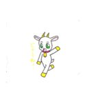 シバヤギのこうめちゃん（個別スタンプ：4）