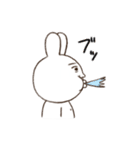 心ここに在らずなウサギ（個別スタンプ：7）