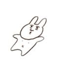 心ここに在らずなウサギ（個別スタンプ：9）