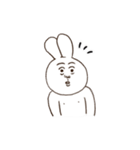 心ここに在らずなウサギ（個別スタンプ：20）