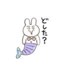 心ここに在らずなウサギ（個別スタンプ：24）