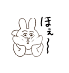 心ここに在らずなウサギ（個別スタンプ：31）