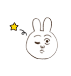心ここに在らずなウサギ（個別スタンプ：35）