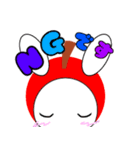 基本のりんごうさぎ（個別スタンプ：6）