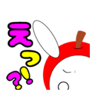 基本のりんごうさぎ（個別スタンプ：7）