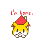 黄色いハムちゃんスタンプ（個別スタンプ：5）