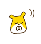 黄色いハムちゃんスタンプ（個別スタンプ：11）