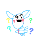 女の子が描く落書きスタンプ（個別スタンプ：6）