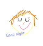 女の子が描く落書きスタンプ（個別スタンプ：11）