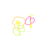 女の子が描く落書きスタンプ（個別スタンプ：15）