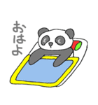 素朴なパンダ（個別スタンプ：1）