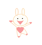 私はウサギが大好き（個別スタンプ：3）