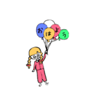 やる気のない女の子（個別スタンプ：7）