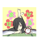 オリジナル和風キャラスタンプ（個別スタンプ：17）