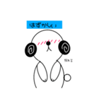 いぬのロンタンの手書きスタンプ。（個別スタンプ：5）