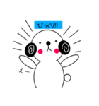 いぬのロンタンの手書きスタンプ。（個別スタンプ：7）