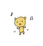 くまとわんこのスタンプ（個別スタンプ：4）
