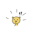 くまとわんこのスタンプ（個別スタンプ：24）