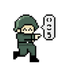 ドット自衛隊（個別スタンプ：6）
