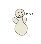 純雪だるま（個別スタンプ：1）