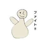 純雪だるま（個別スタンプ：7）
