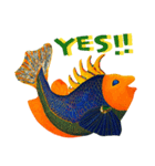 楽しい魚（個別スタンプ：5）