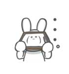 顔文字使うウサギ（個別スタンプ：16）