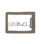 顔文字使うウサギ（個別スタンプ：32）