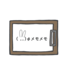顔文字使うウサギ（個別スタンプ：33）
