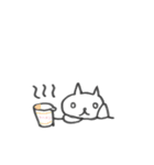 しろねこサラリーマン（個別スタンプ：2）