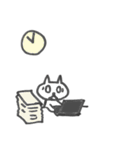 しろねこサラリーマン（個別スタンプ：10）