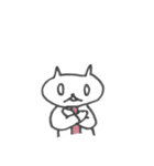 しろねこサラリーマン（個別スタンプ：13）