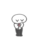 しろねこサラリーマン（個別スタンプ：14）