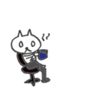 しろねこサラリーマン（個別スタンプ：15）