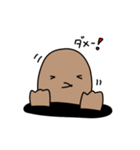 もぐらのもちち  たまにみみ子（個別スタンプ：33）