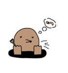 もぐらのもちち  たまにみみ子（個別スタンプ：35）