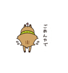 森林守り「くろたん師匠とチョコくろたん」（個別スタンプ：5）