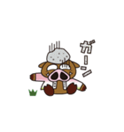 森林守り「くろたん師匠とチョコくろたん」（個別スタンプ：23）