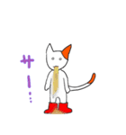 表情豊かでそそっかしいネコ（個別スタンプ：2）