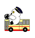 しろふくろう と ことり（個別スタンプ：6）