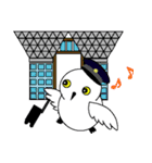 しろふくろう と ことり（個別スタンプ：10）