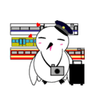 しろふくろう と ことり（個別スタンプ：11）