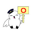 しろふくろう と ことり（個別スタンプ：15）