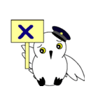 しろふくろう と ことり（個別スタンプ：16）