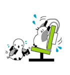 しろふくろう と ことり（個別スタンプ：18）