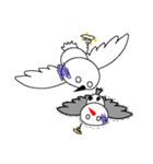しろふくろう と ことり（個別スタンプ：28）