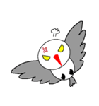 しろふくろう と ことり（個別スタンプ：36）