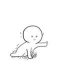 語らぬスタンプ（個別スタンプ：7）